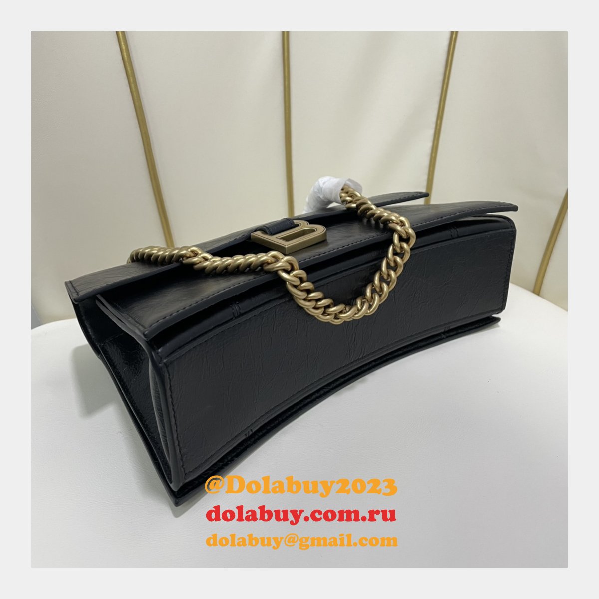 Top Quality BEST BALENCIAGA Crush Chain Small Bag 25CM