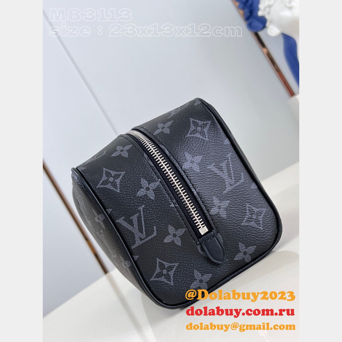 Locker Dopp Kit Monogram M83112 Men Replicas Louis Vuitton Travel