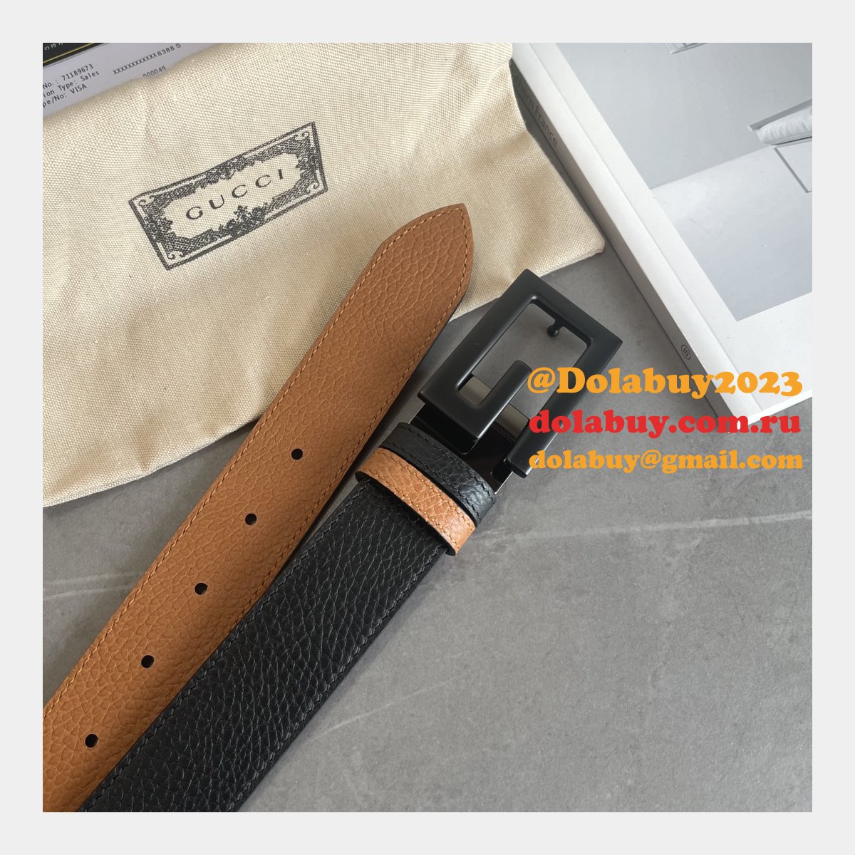 Replica GG 35mm Designer Top Quality Belt