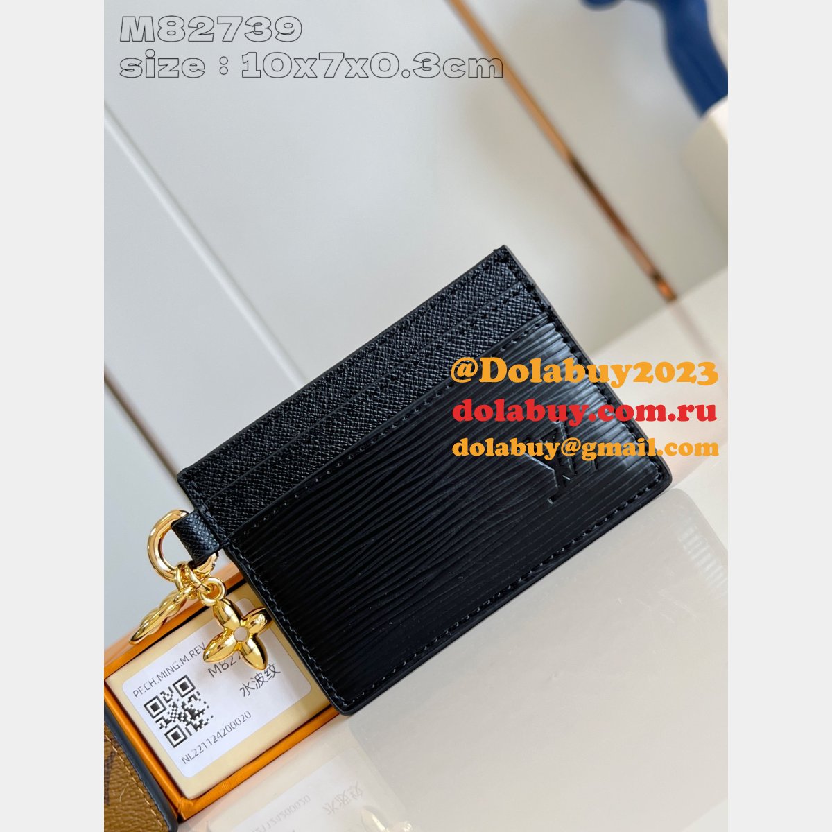 LV Charms Card Holder M82739 Copy Louis Vuitton Designer Bag