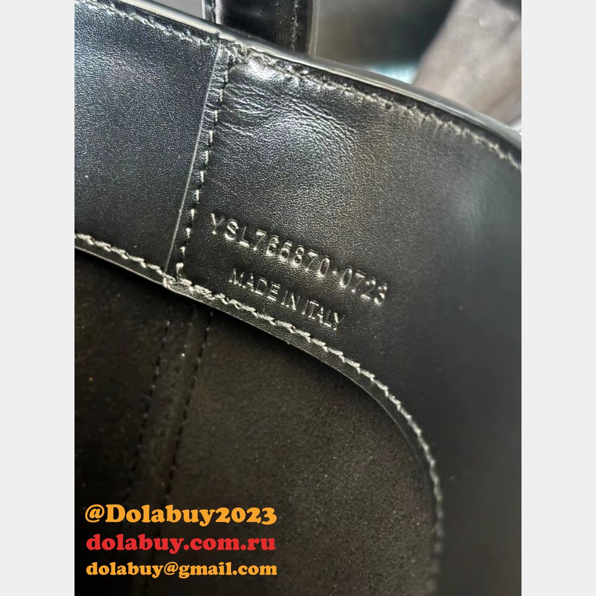 YSL Fake LE 37 AAA+ Hobo In Shiny 765870 Replica Saint Laurent Bag