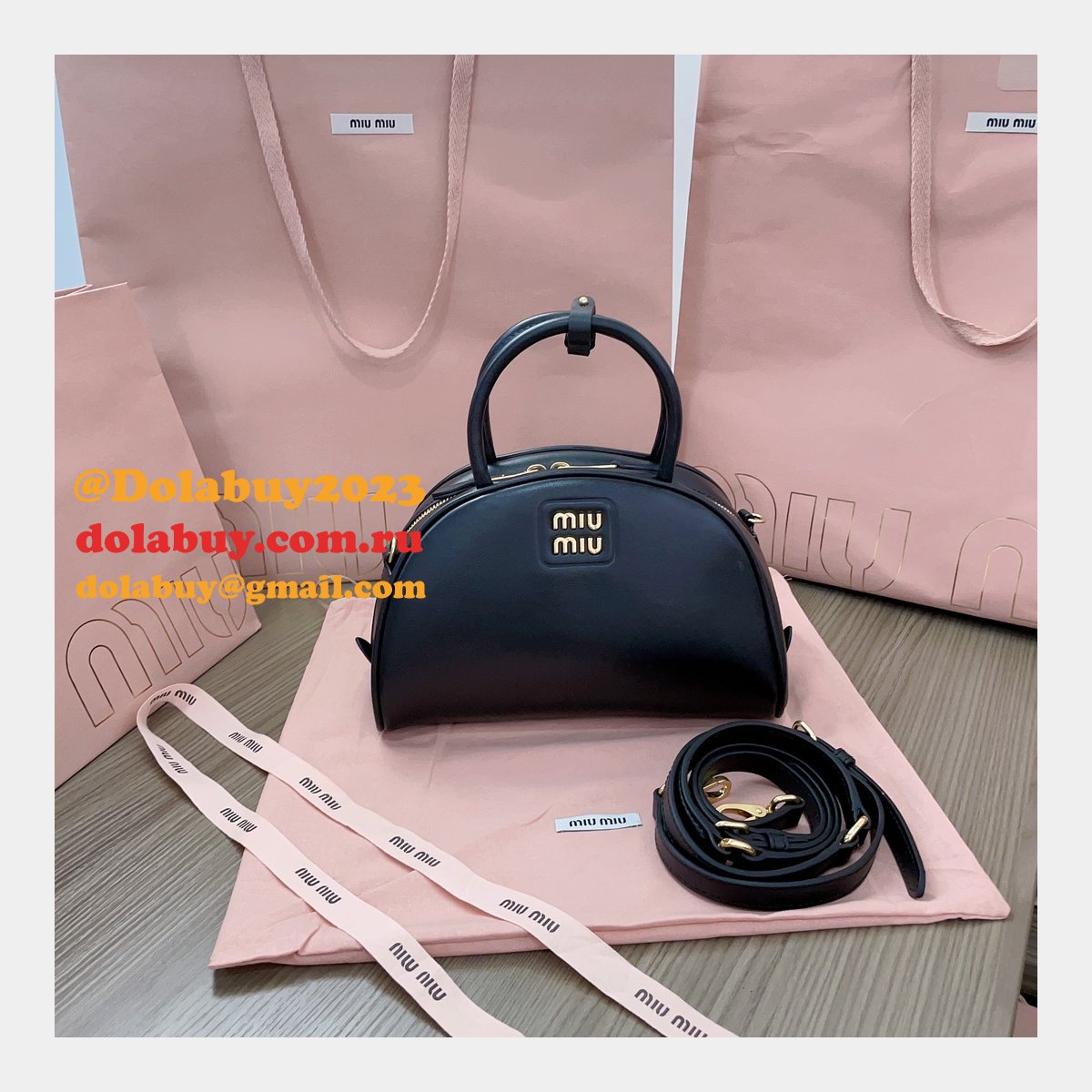 Miumiu 7 Star 5BB157 Designer Replicas Dumplings Handbag