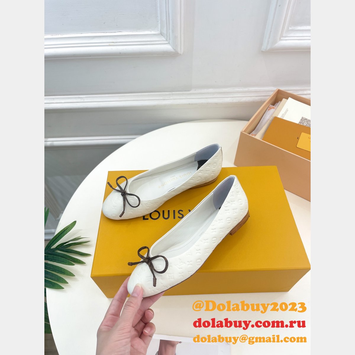 Top Quality LOUIS VUITTON Nina Flat Ballerina