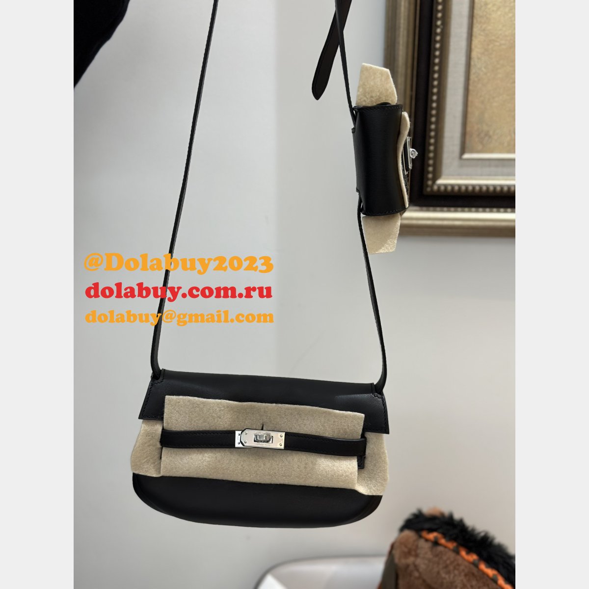 Designer hermes kelly moove 17cm swift leather Luxury bag