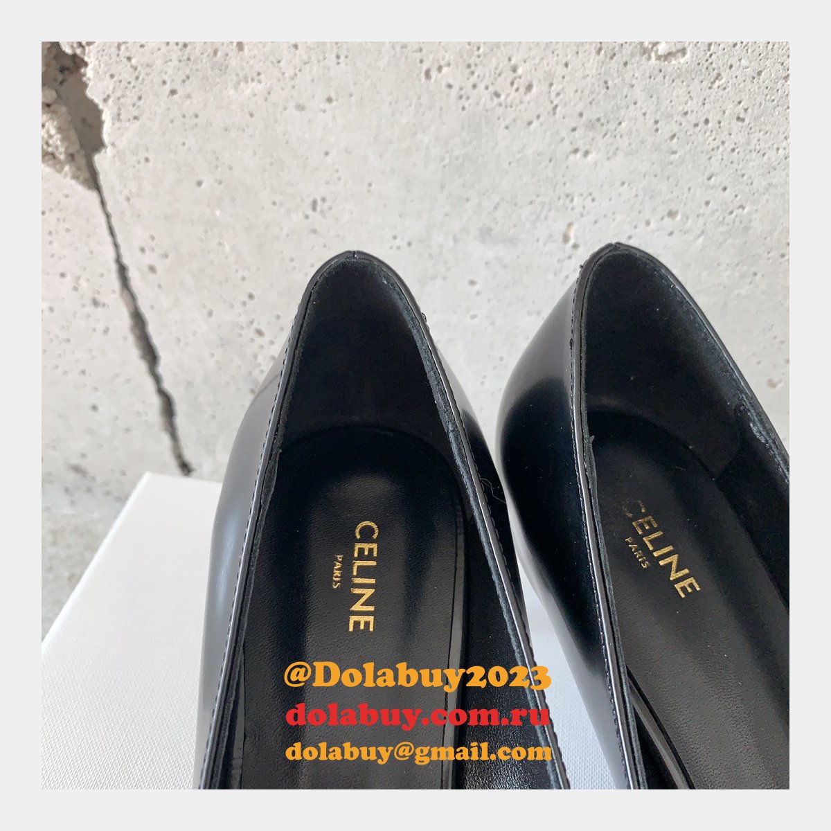 High Quality Luxury Celine high heel shoes