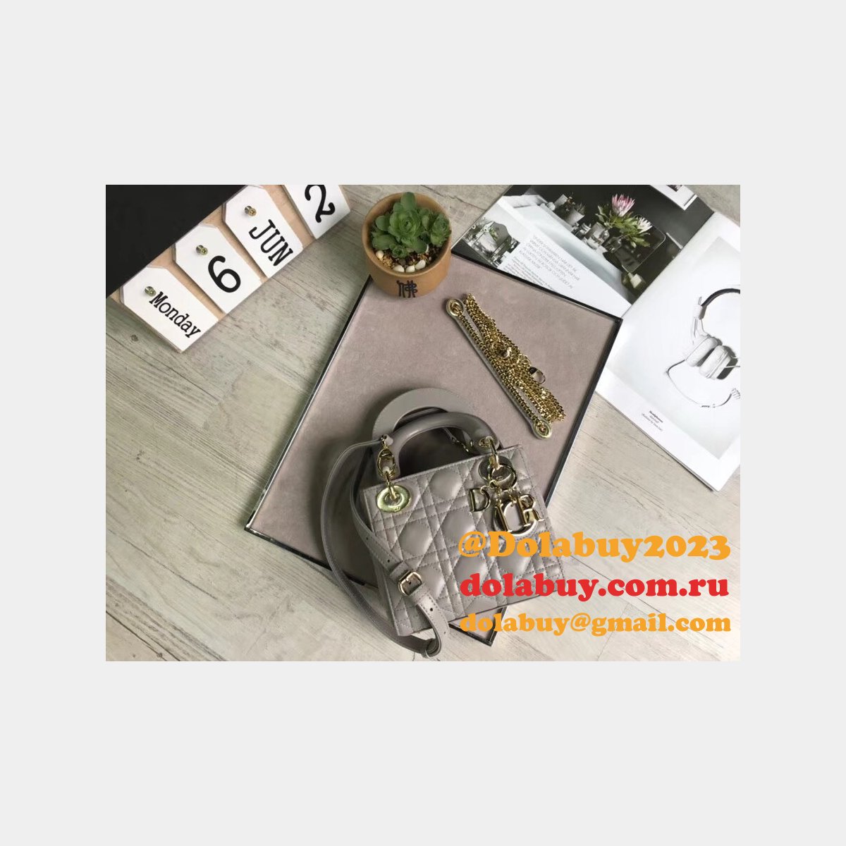 AAA+ Christian Lady Dior Handbags Online Purchase MINI 17CM