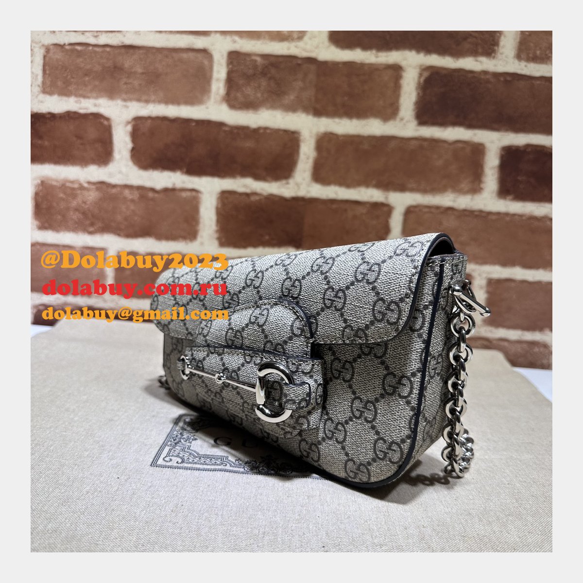 duplicate G*u*i horsebit 774209 knockoff 1955 shoulder designer bag