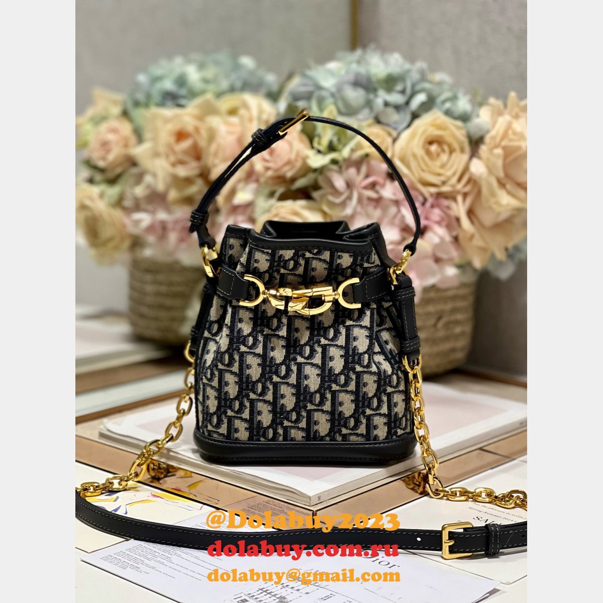 Christian Dior 1:1 Mirror Oblique Cest CD Lock 2271/2272 Copy Bag