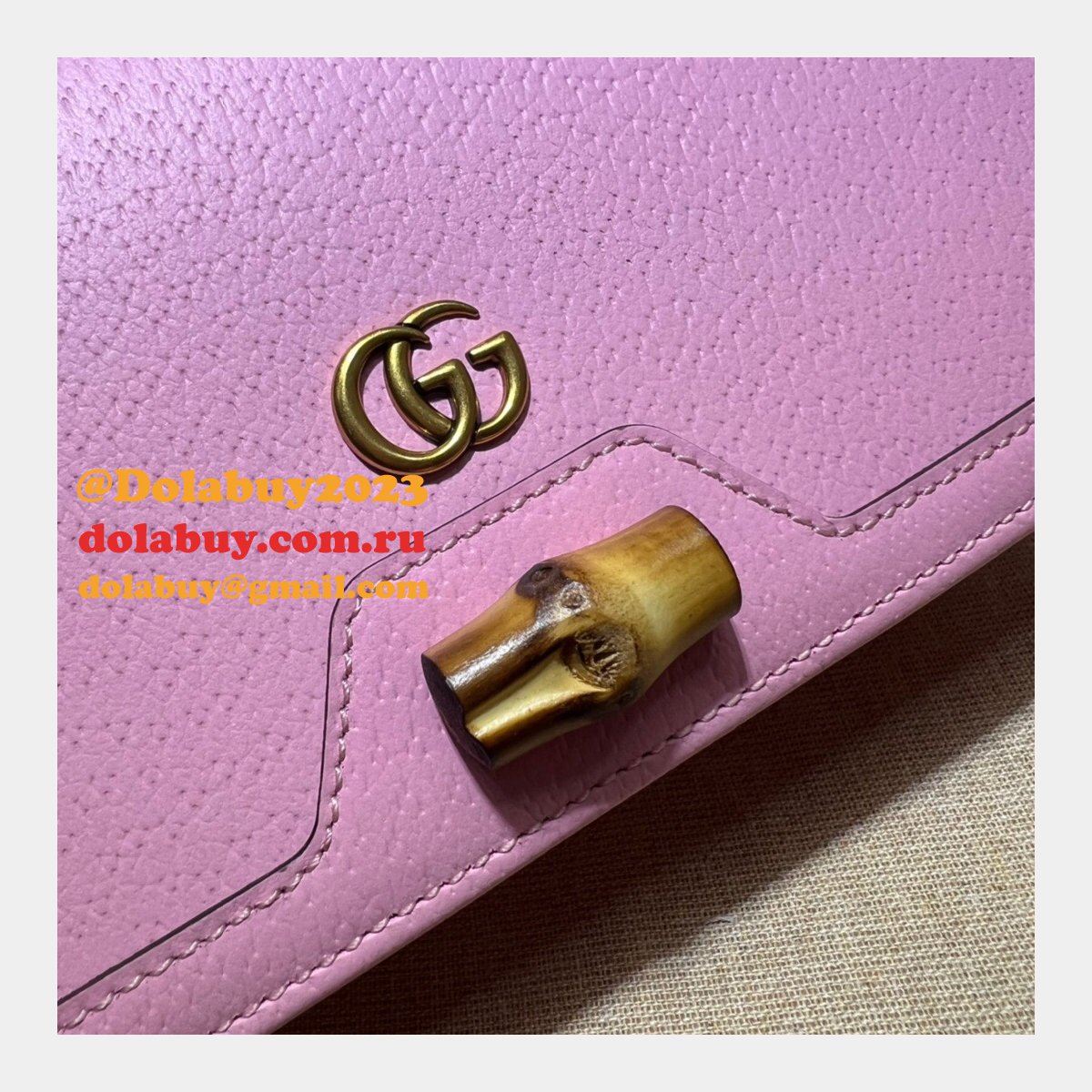 the G*u*i best diana replicas bag with bamboo 696817