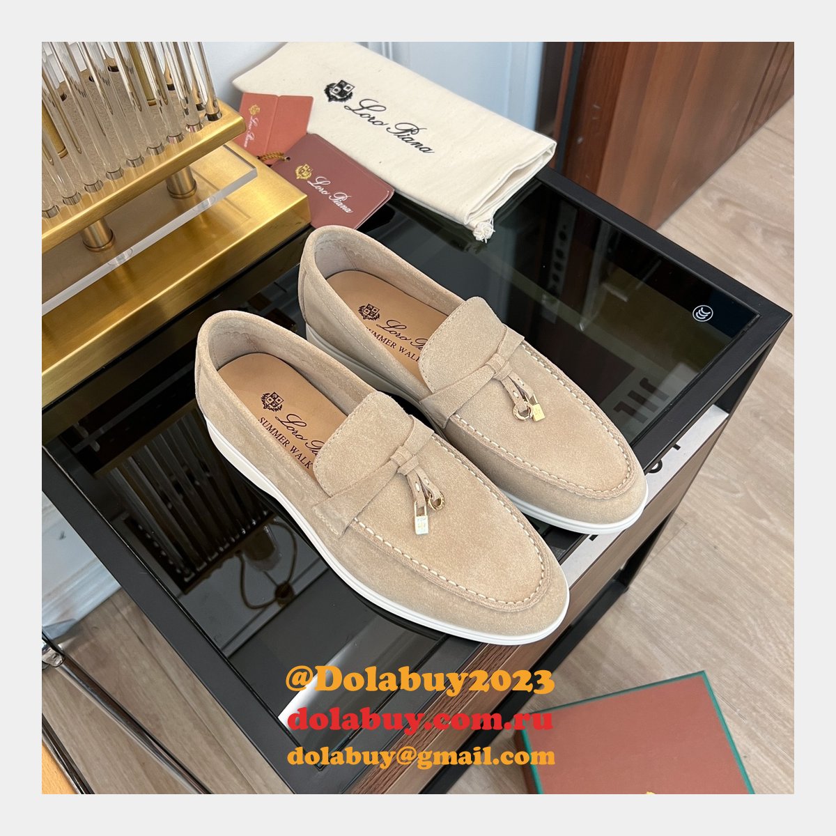 First Copy Loro Piana Replica 2023 Retro Casual Shoes