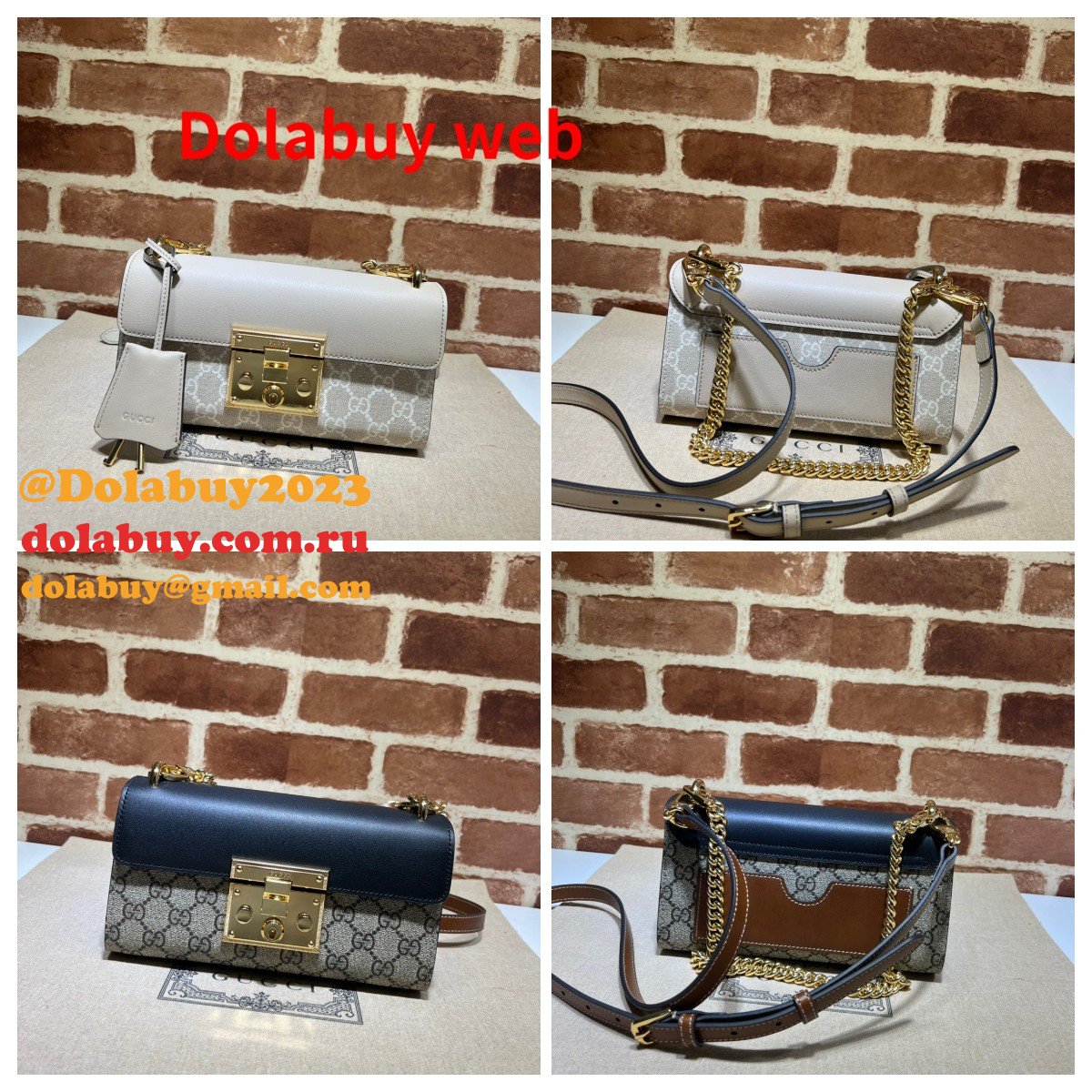 Quality Gucci Replica Padlock Chain 735103 Shoulder Bag