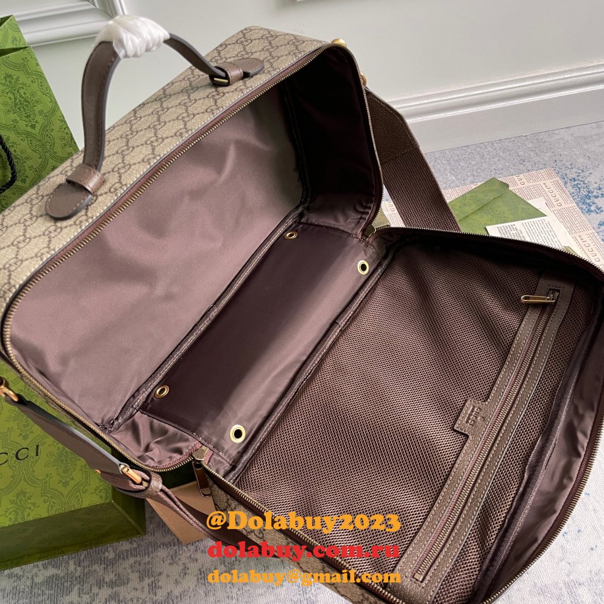 top quality G*u*i savoy shoe case supreme 752587