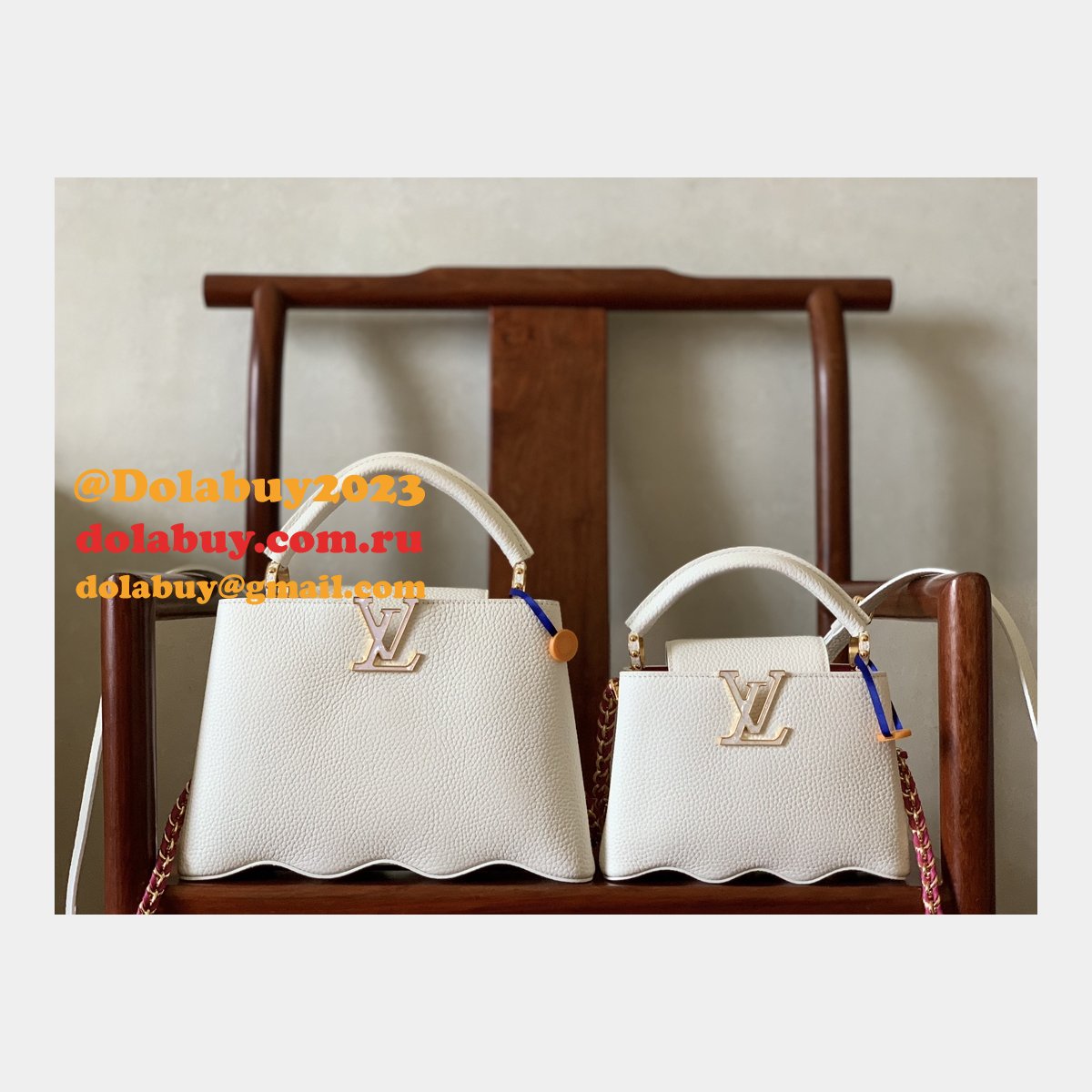 Capucines Capucines M22122/M22121 Designer Louis Vuitton Replica Bag