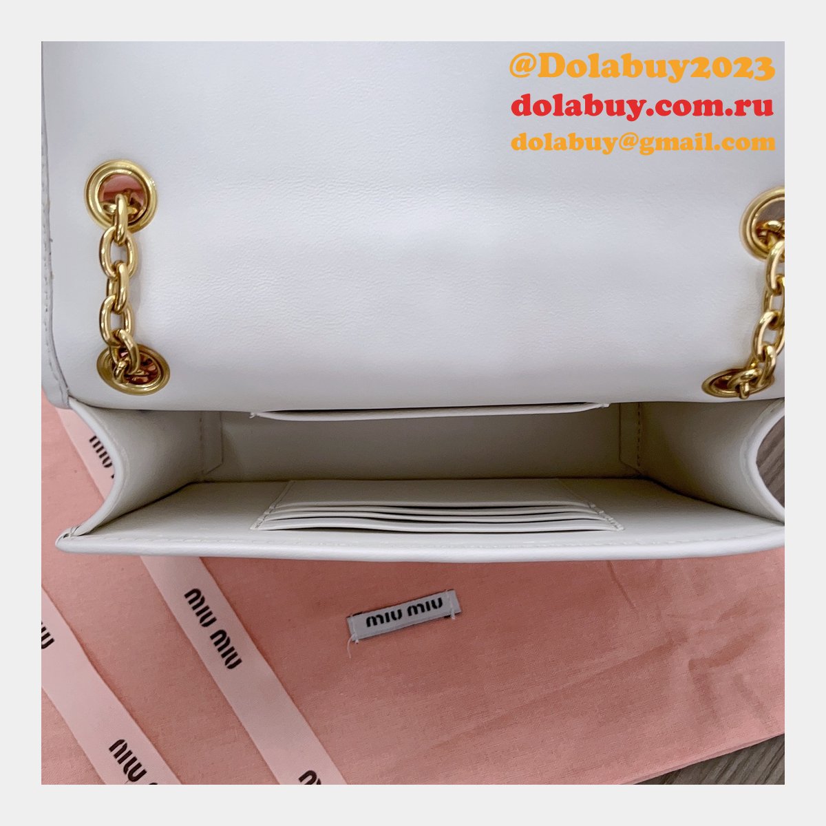 Copy High Quality 5BP065 Replica Miu Miu Matelasse Bags