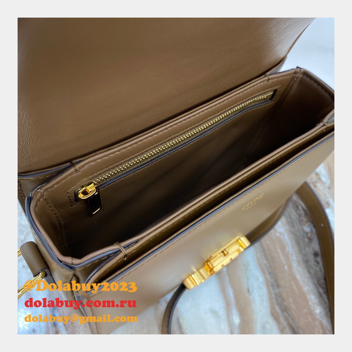 Celine Replica Knock Off Triomphe Micro Luggage 18.5 cm Handbags