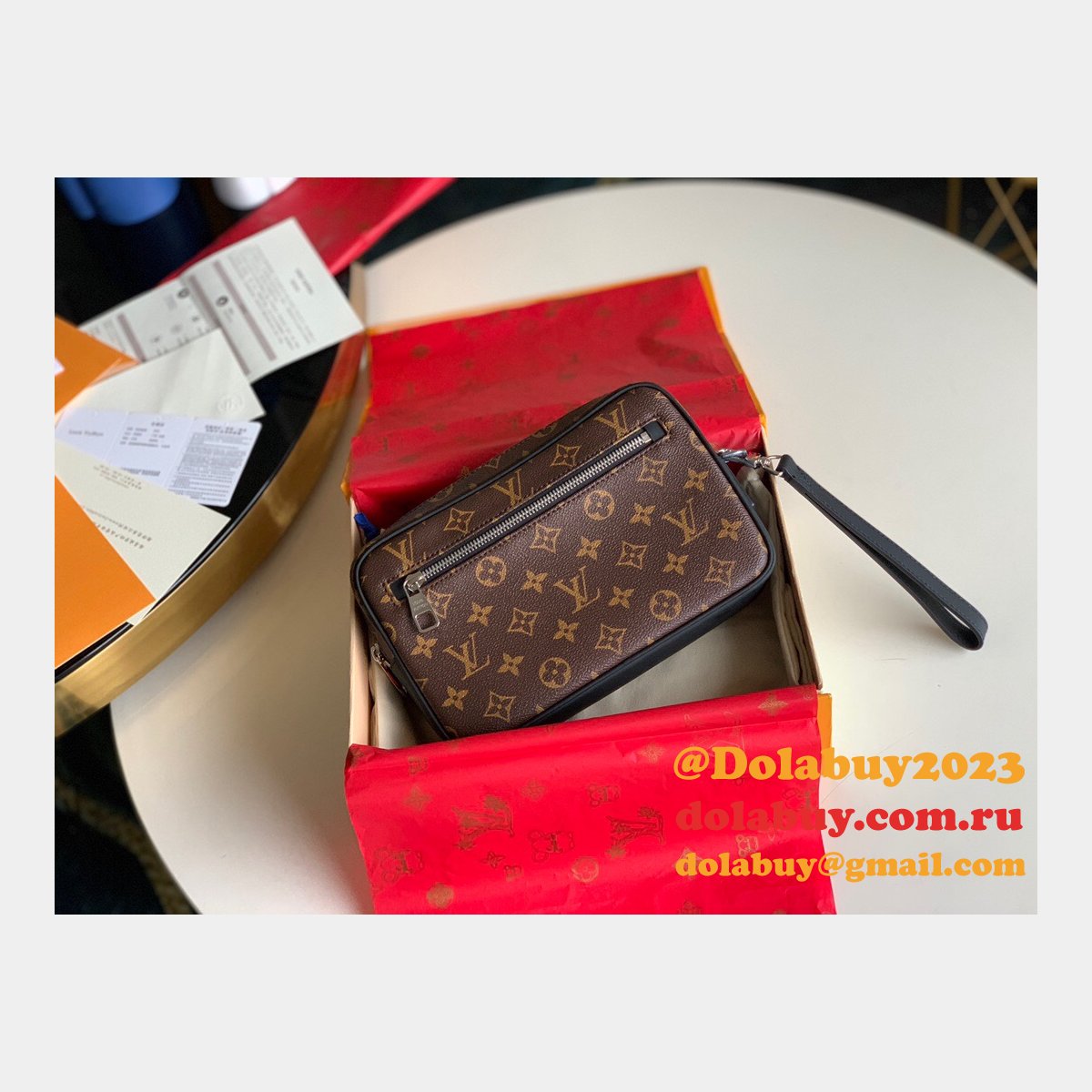 Luxury Louis Vuitton Outlet Kasai Clutch M42838/N41664 Bag