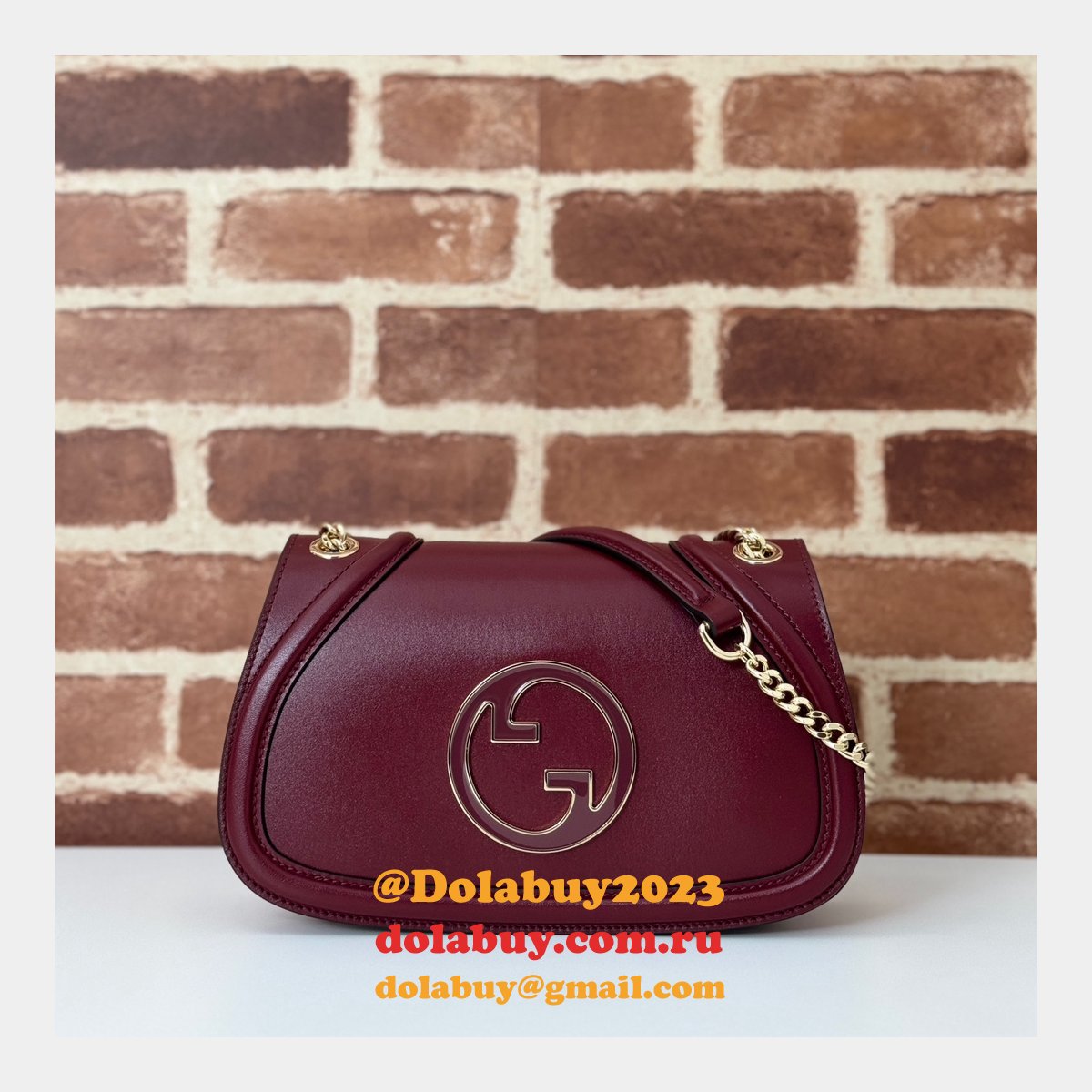 G*u*i replicas 815715 blondie chain shoulder 1:1 mirror bag