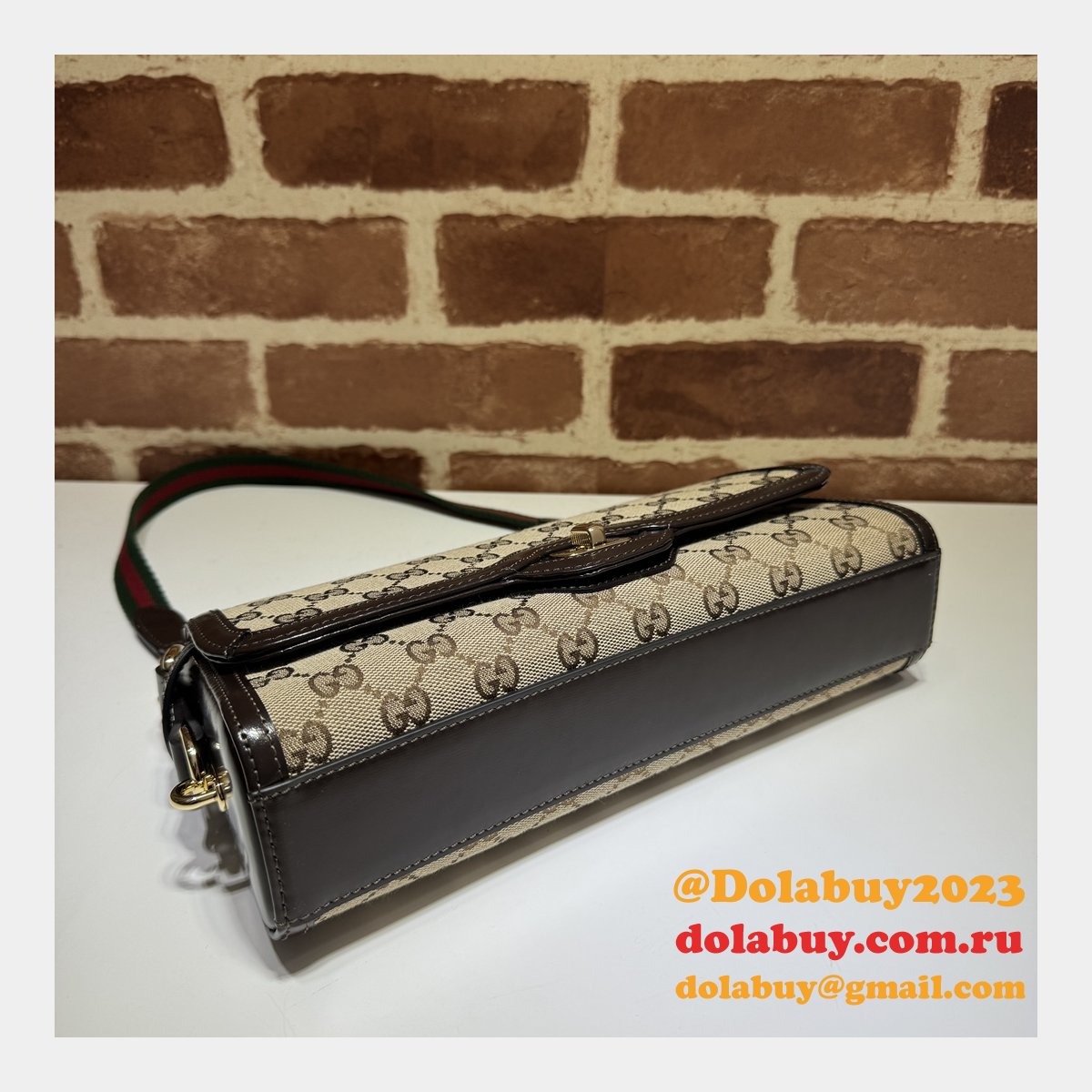 G*u*i designer luce 1:1 mirror 786027 replica shoulder bag