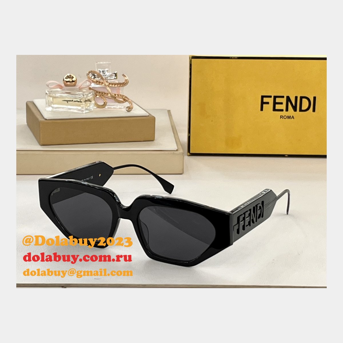 F**di inspired original fd50072l /40128i high quality replica sunglasses