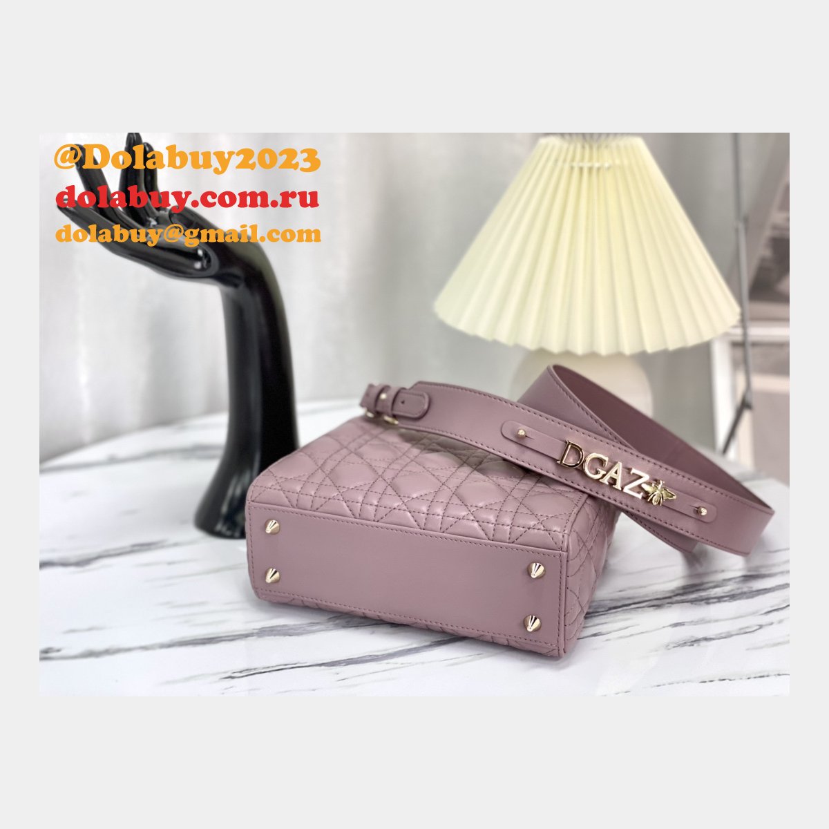 Perfect DIOR lady lambskin 20CM HANDBAG Inspired