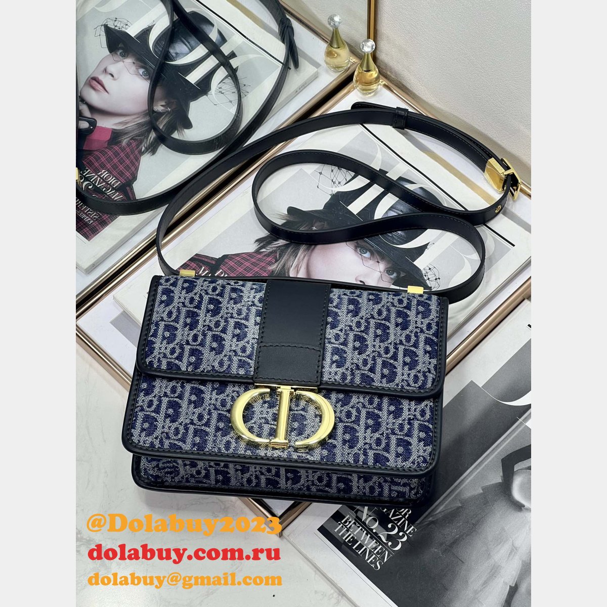Designer Christian Dior Copy 30 Montaigne Oblique 3349 Bag