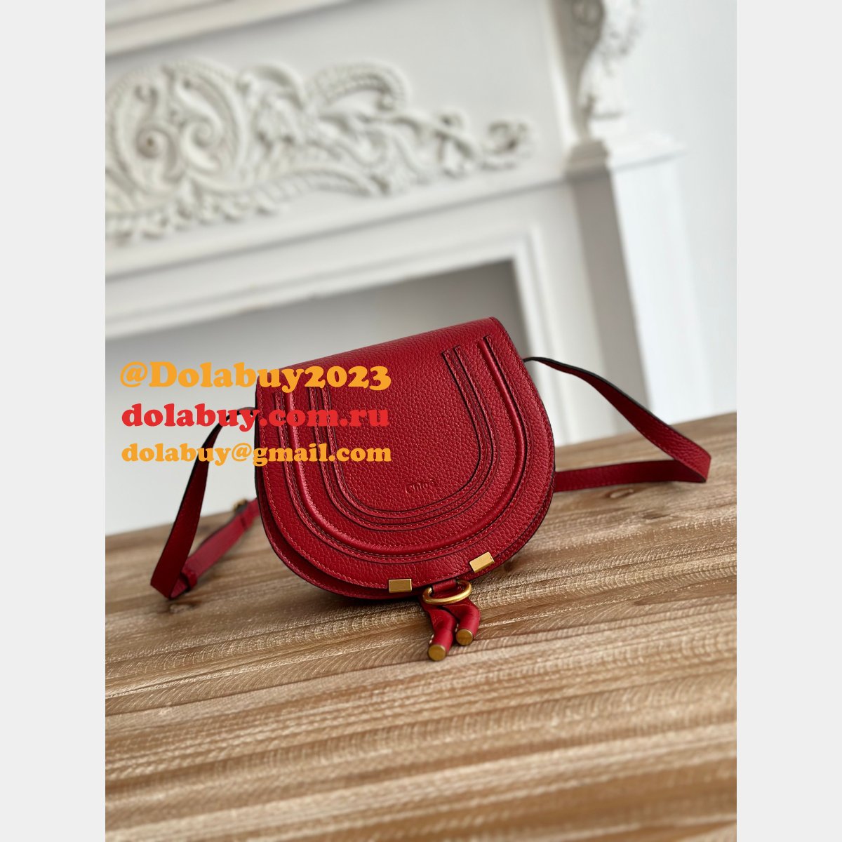 Top Quality Chloe Marcie Cowhide 1:1 Mirror Handbag