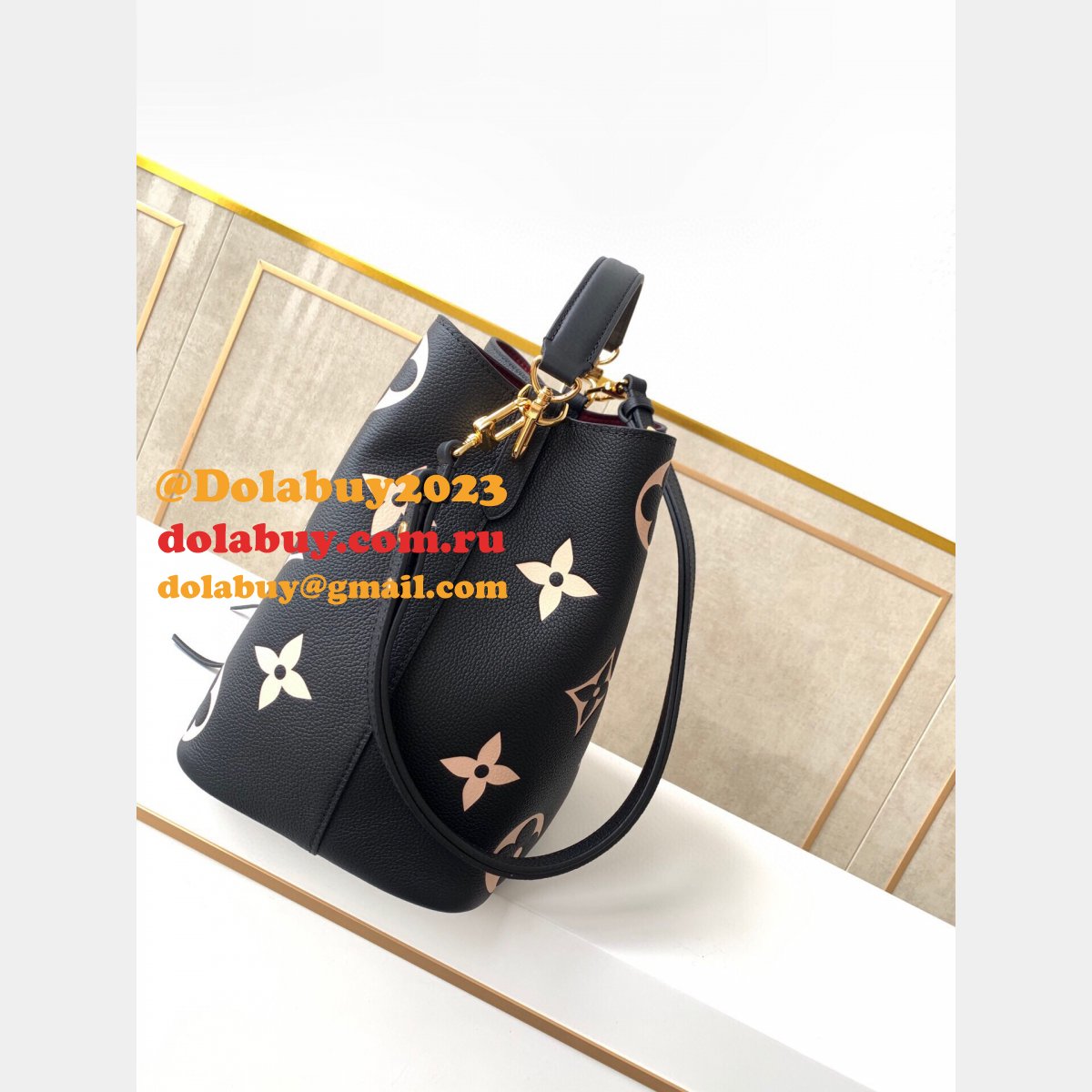 Louis Vuitton Replica NéoNoé MM Monogram Empreinte Leather M45497 Bags
