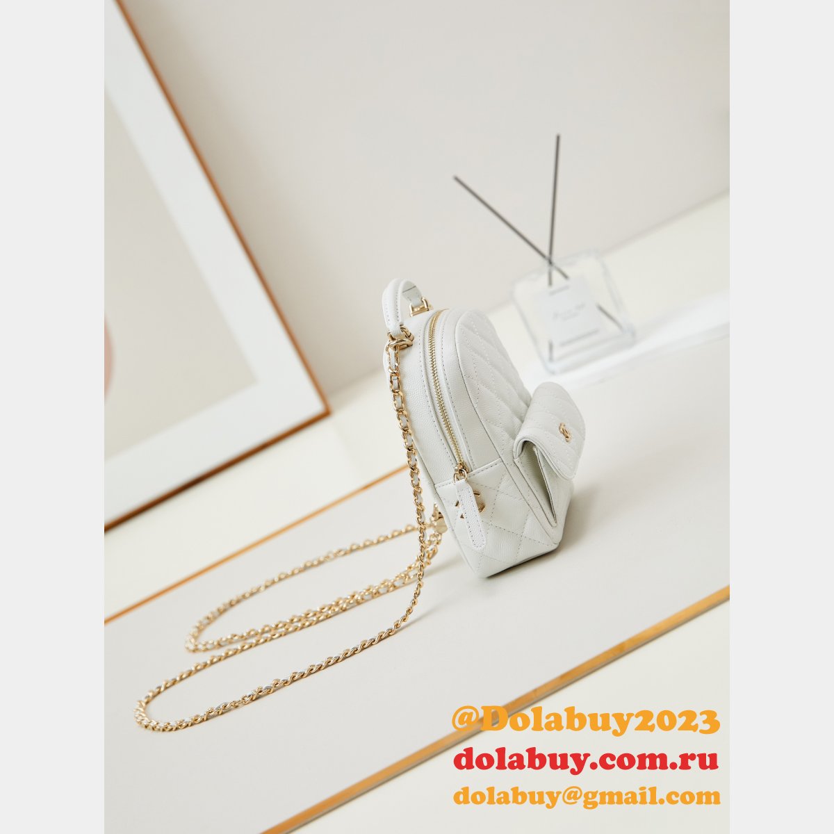 Fashion 24Cmini caviar leather women backpack AP3753