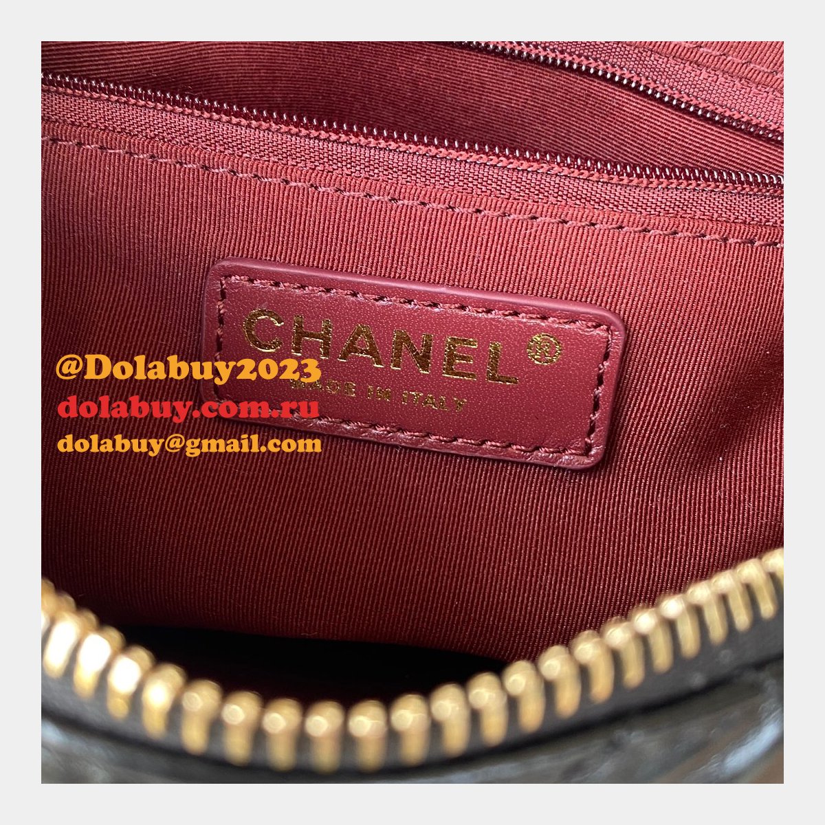 Best Luxury Replica AS3383 Camera Case Metallic Calfskin & Gold-Tone