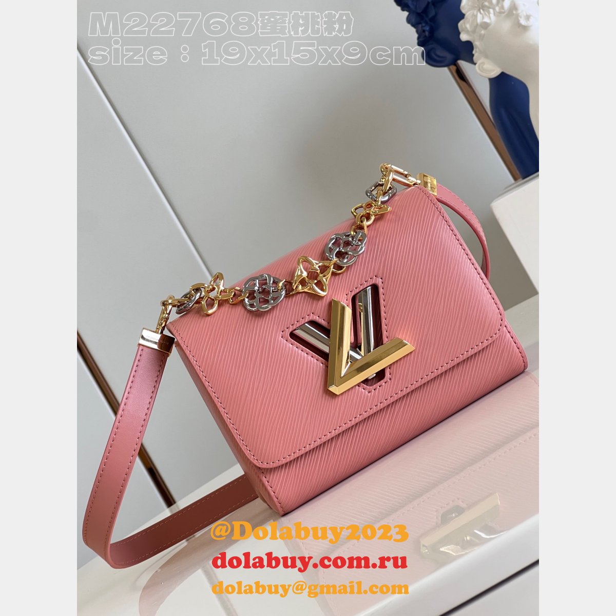 Perfect Twist M22768 Epi Designer Louis Vuitton Replica Bag