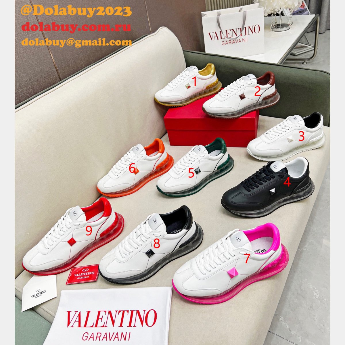 Cheap Valentino Inspired Air Cushion Replica Shoes