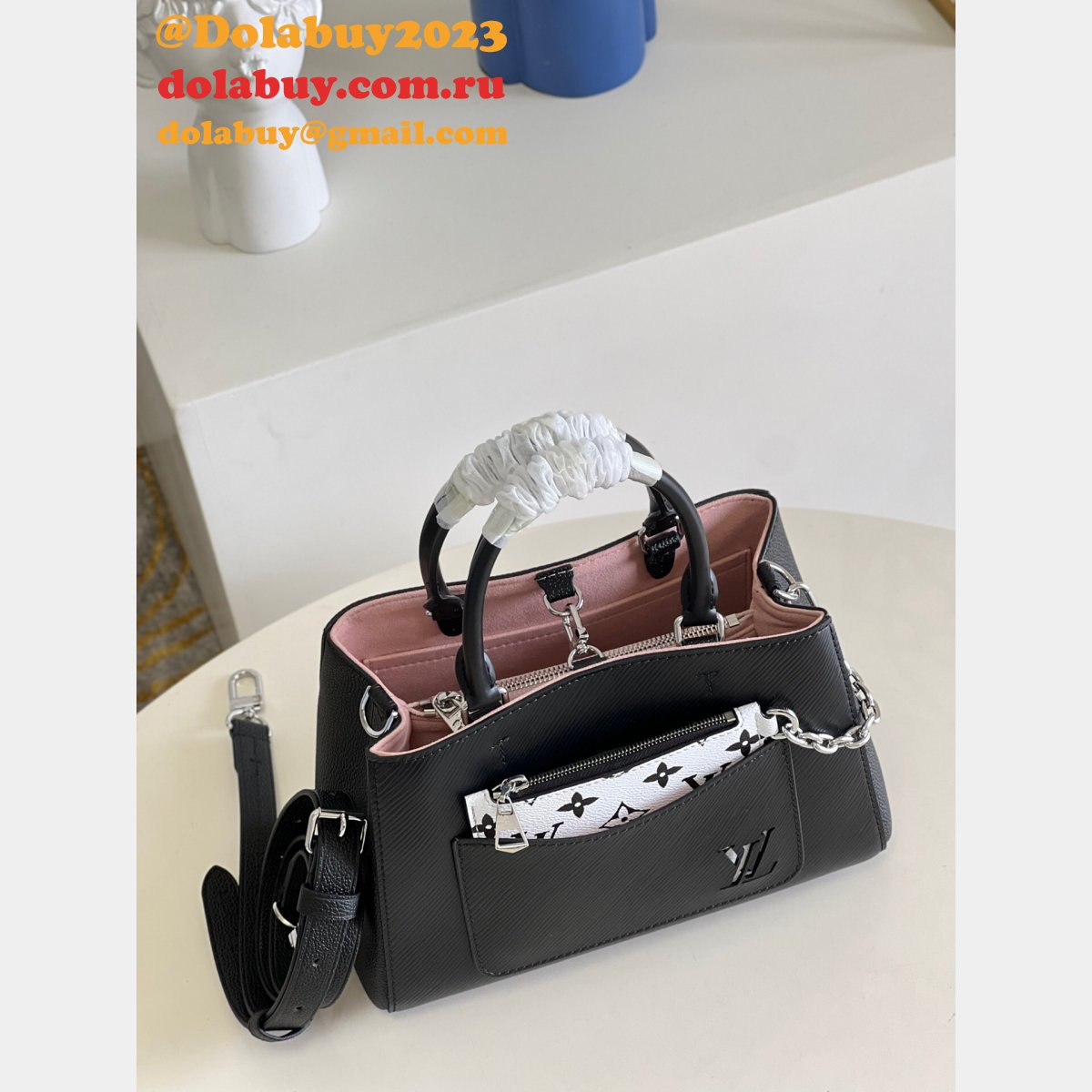 Replicas Louis Vuitton Buy Marelle Tote MM Epi Leather M59953/M59952 Bag