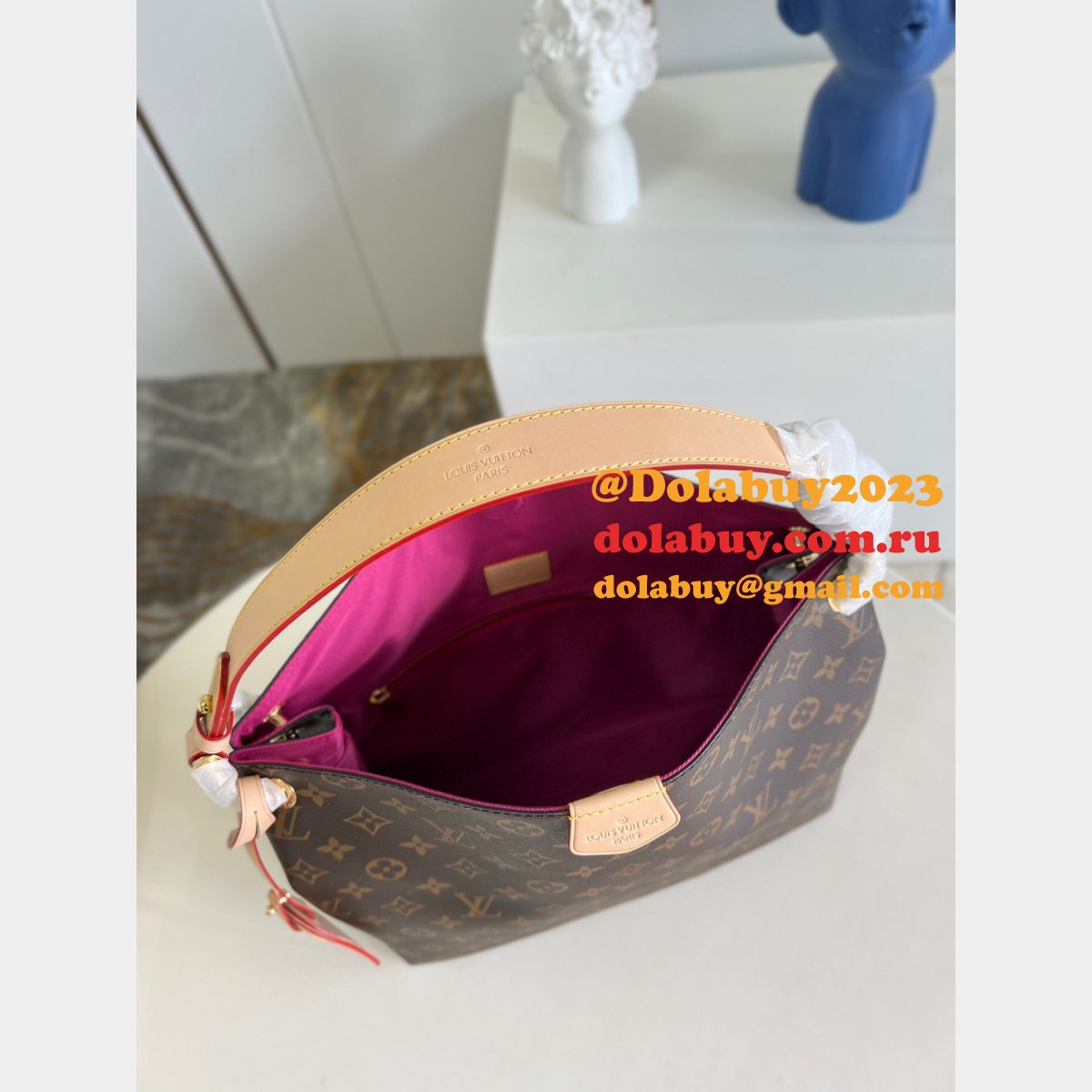 Replica Louis Vuittons M43703/M43701 Graceful PM Bag Monogram