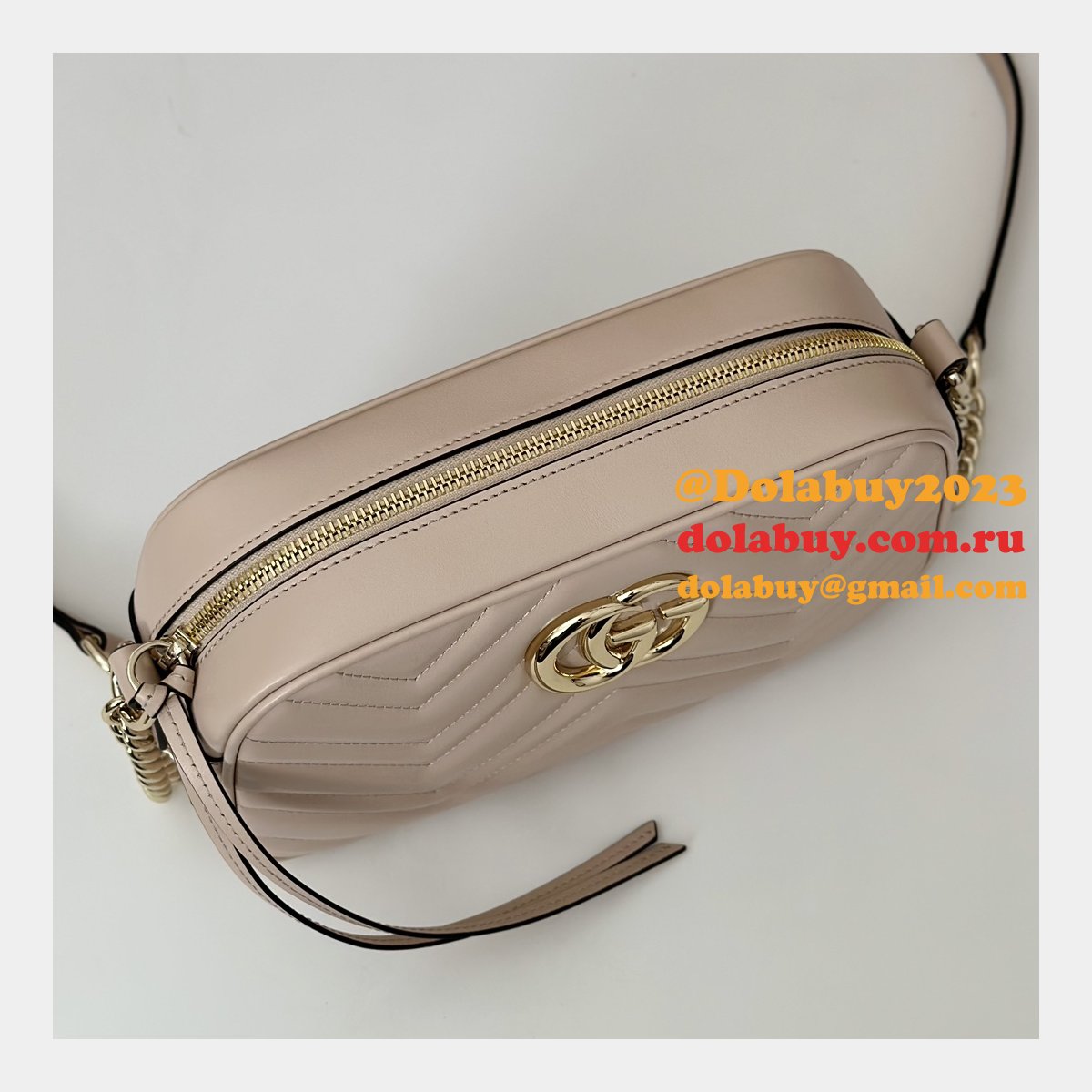 G*u*i replicas gg marmont 447632 pink shoulder best bag