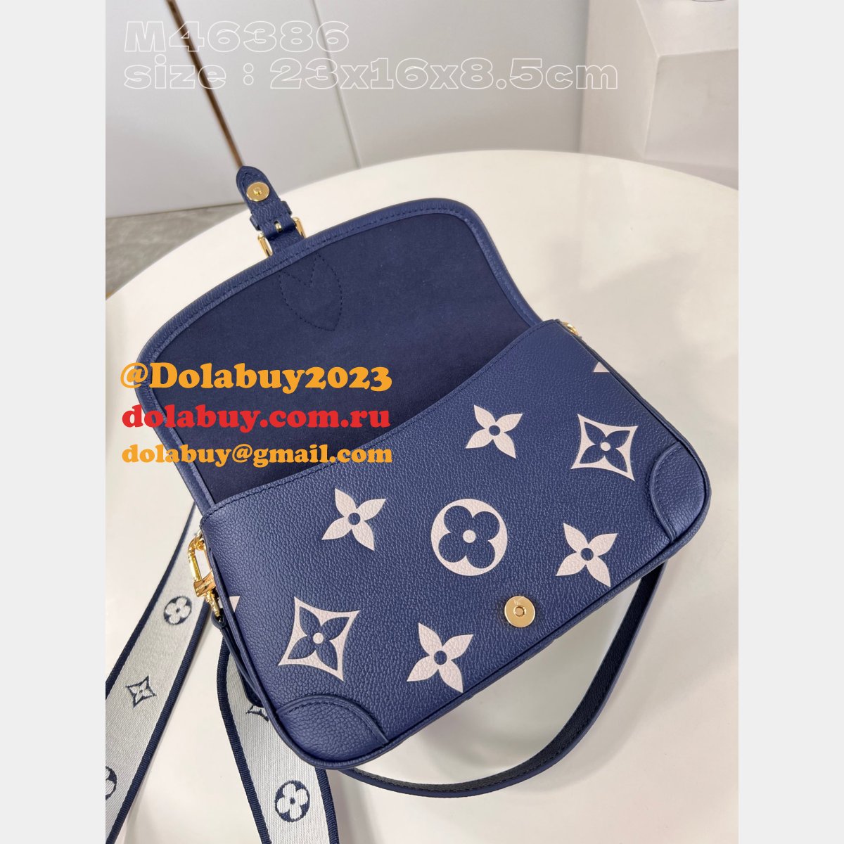 Dolabuy Diane Navy Fashion M47161 Louis Vuitton Knockoff Bag