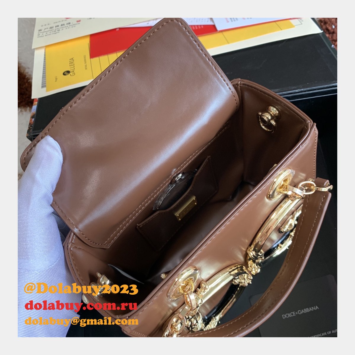 Designer Replica Dolce & Gabbana Drawstring Tote DG Girls 5180 Bags