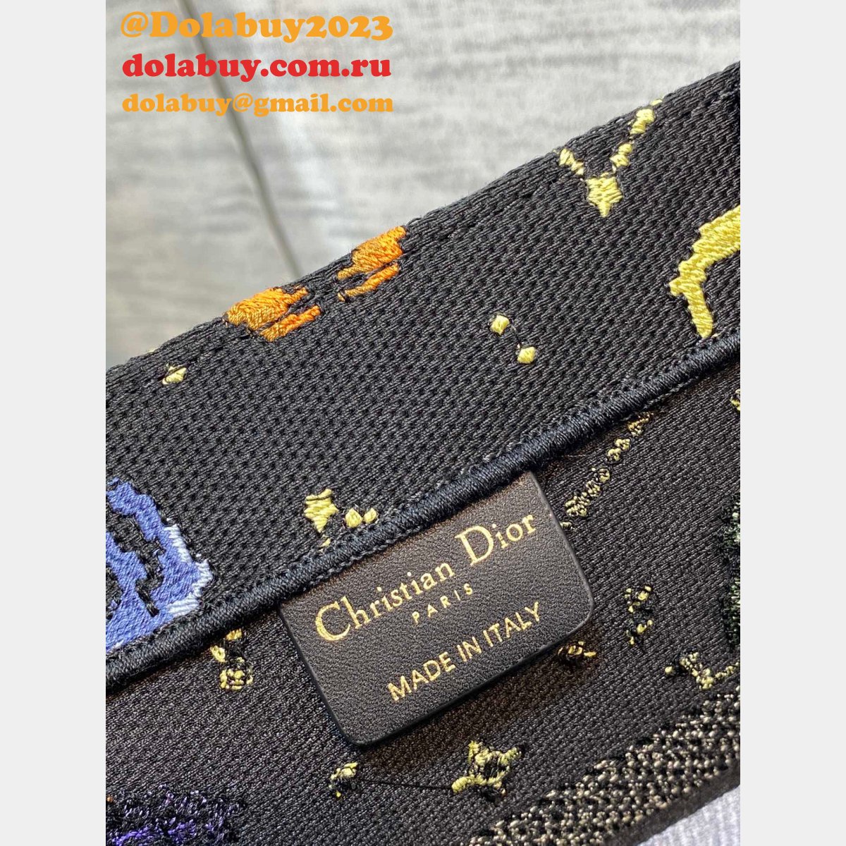 Christian Dior AAA+ Replica Canvas Book Tote Bag