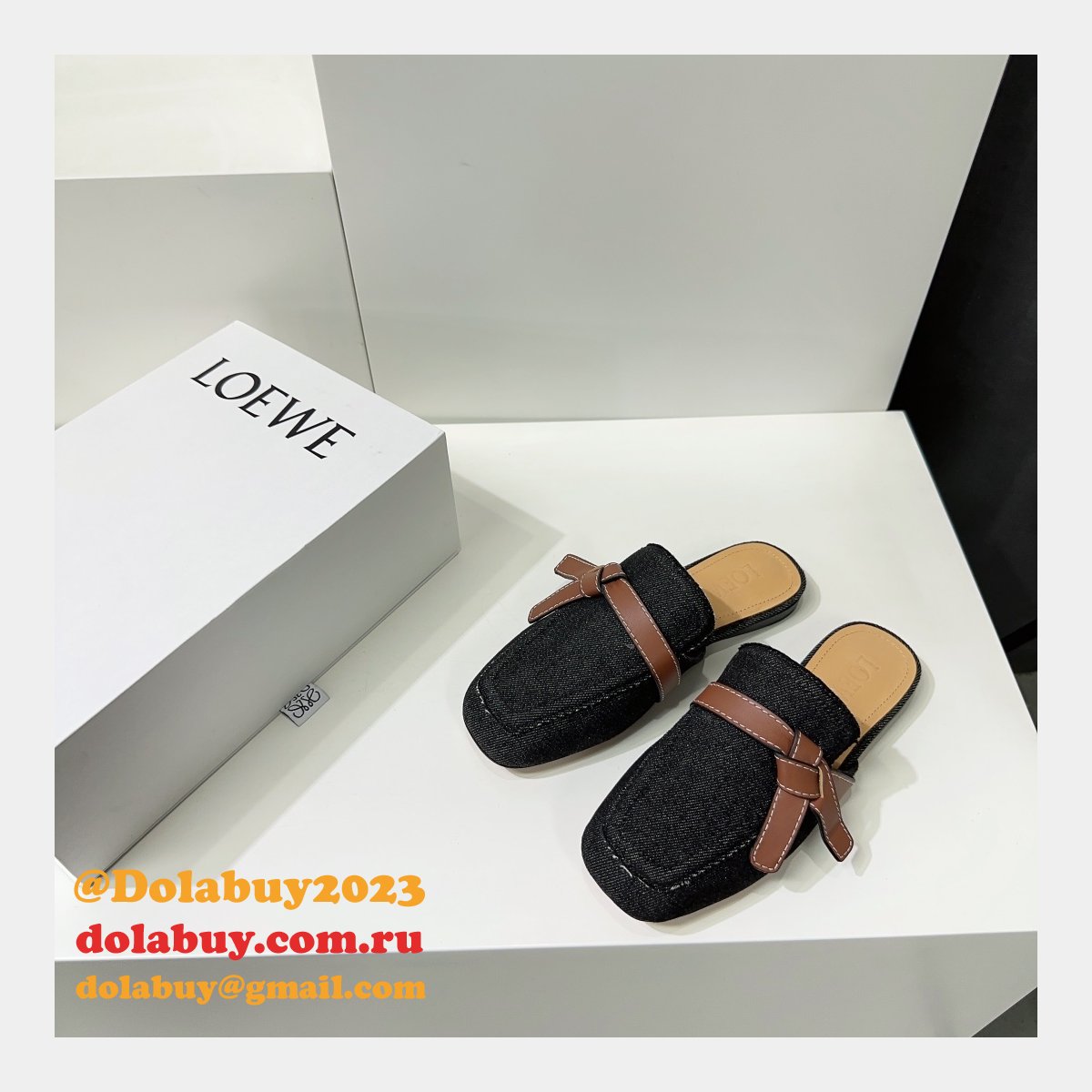 Loewe Replica Gate Mule Slippers High Quality Shoes