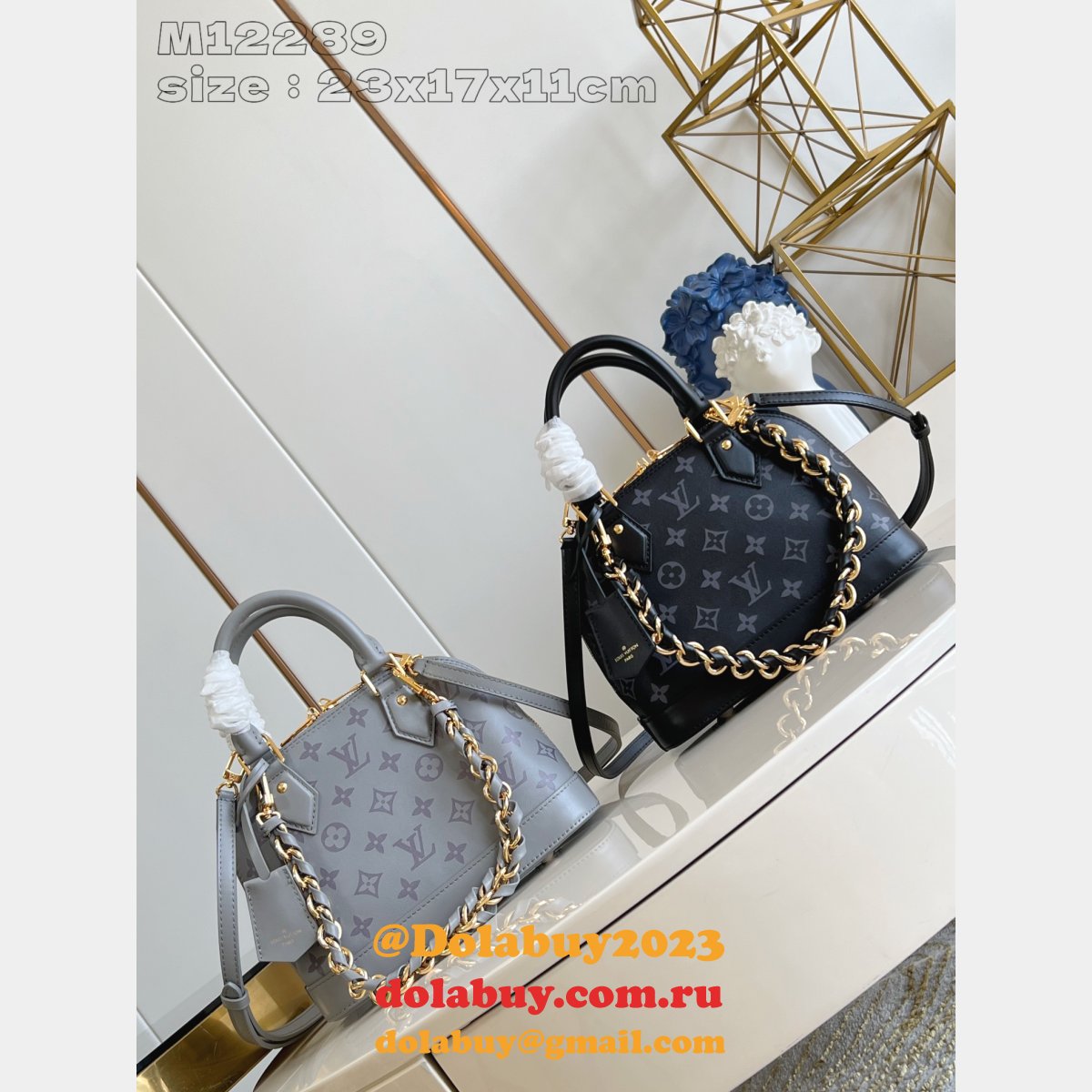 Louis Vuitton 7 Star Copy Fashion Alma BB Women M12289/M12561 Handbag