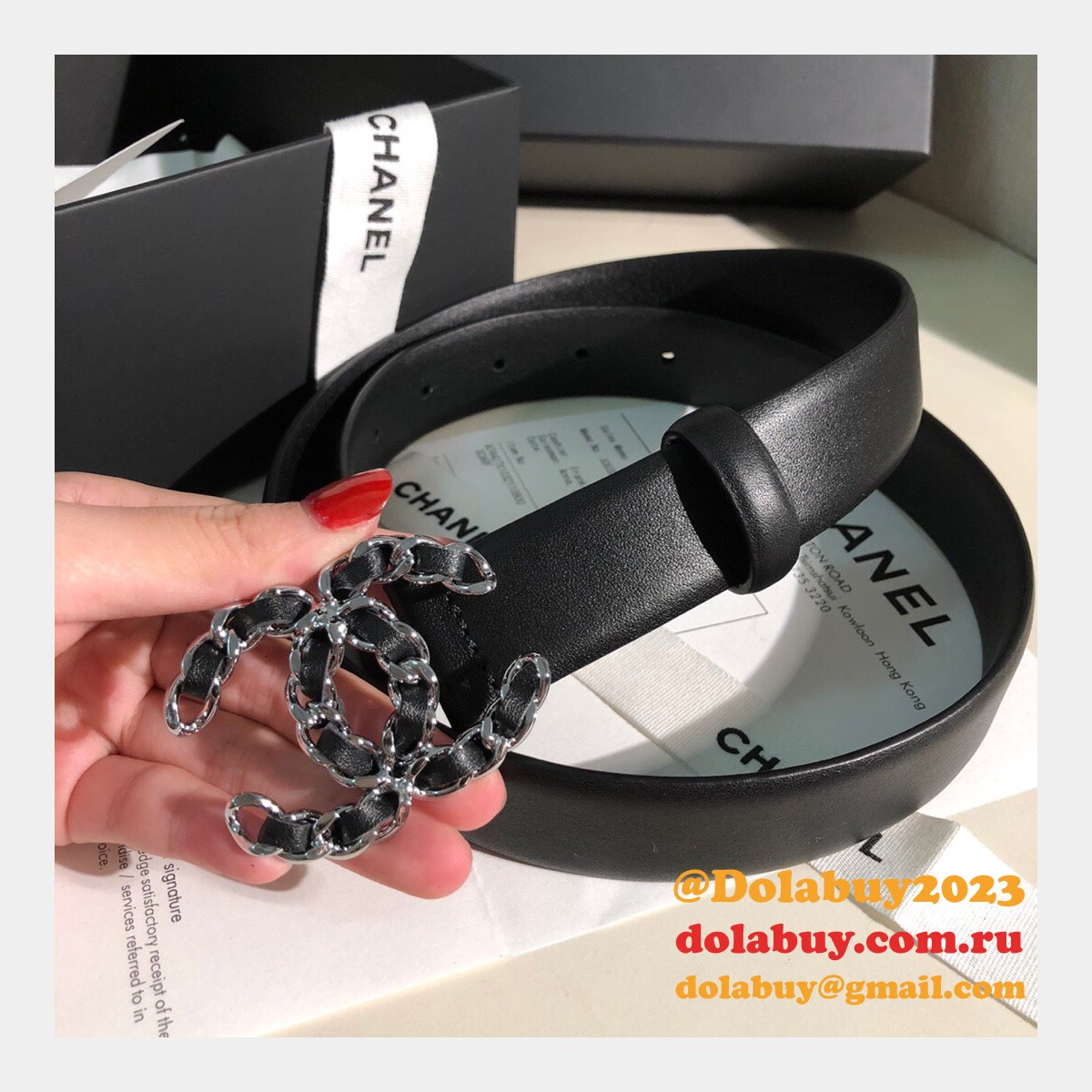 7 Star Knockoff CC BELT 30MM Top Quality