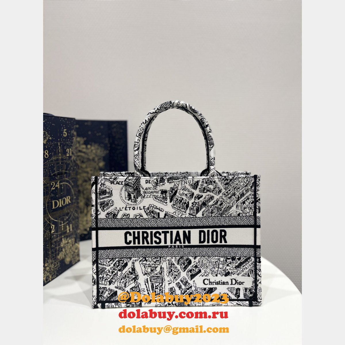 Buy Cheap Replica Christian Dior CD Book Tote Online Top Quality Bag
