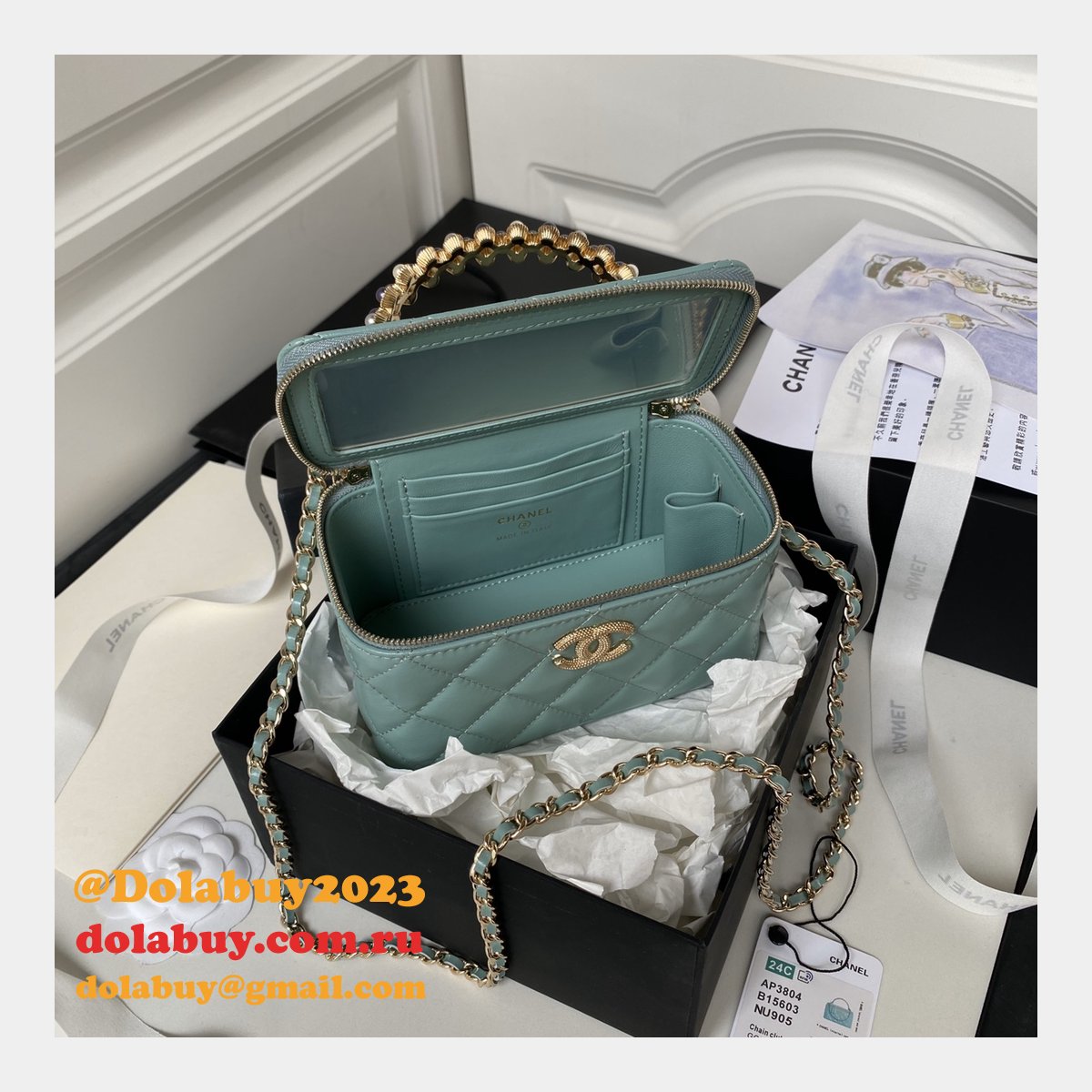 UK Fake Designer Makeup Beauty Vanity Ap3804 Bag