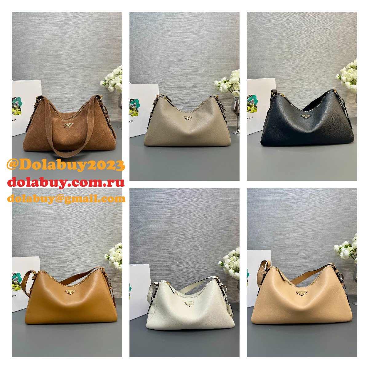 Top Quality Fashion Prada Hobo tote bag 1BC228