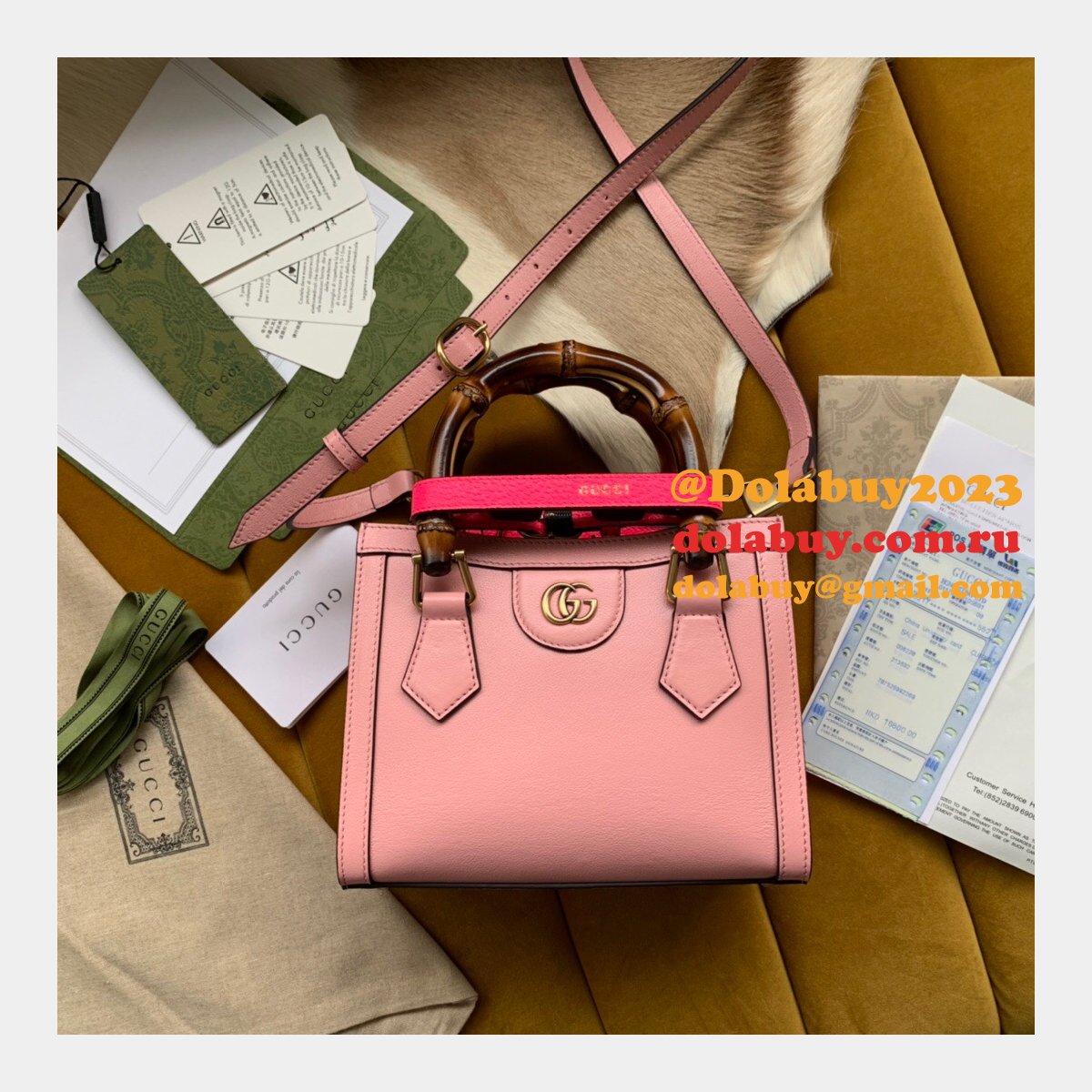 top quality replica G*u*i diana mini tote 655661 bag