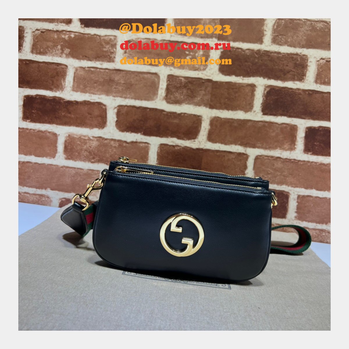Gucci 724599 Blondie 1:1 Mirror Black 7 Star Bag