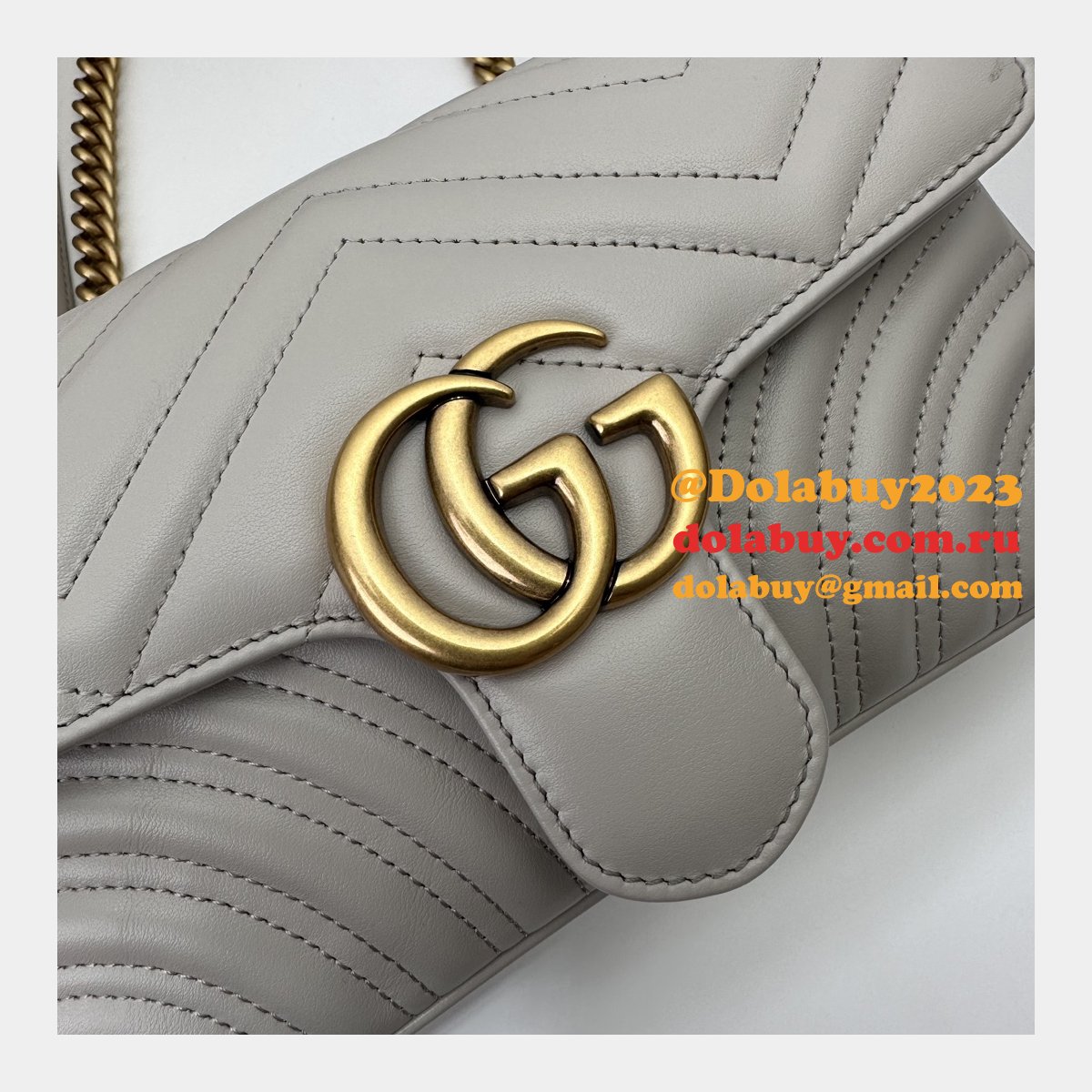 grey gg marmont 446744 mini matelassé G*u*i replicas bag