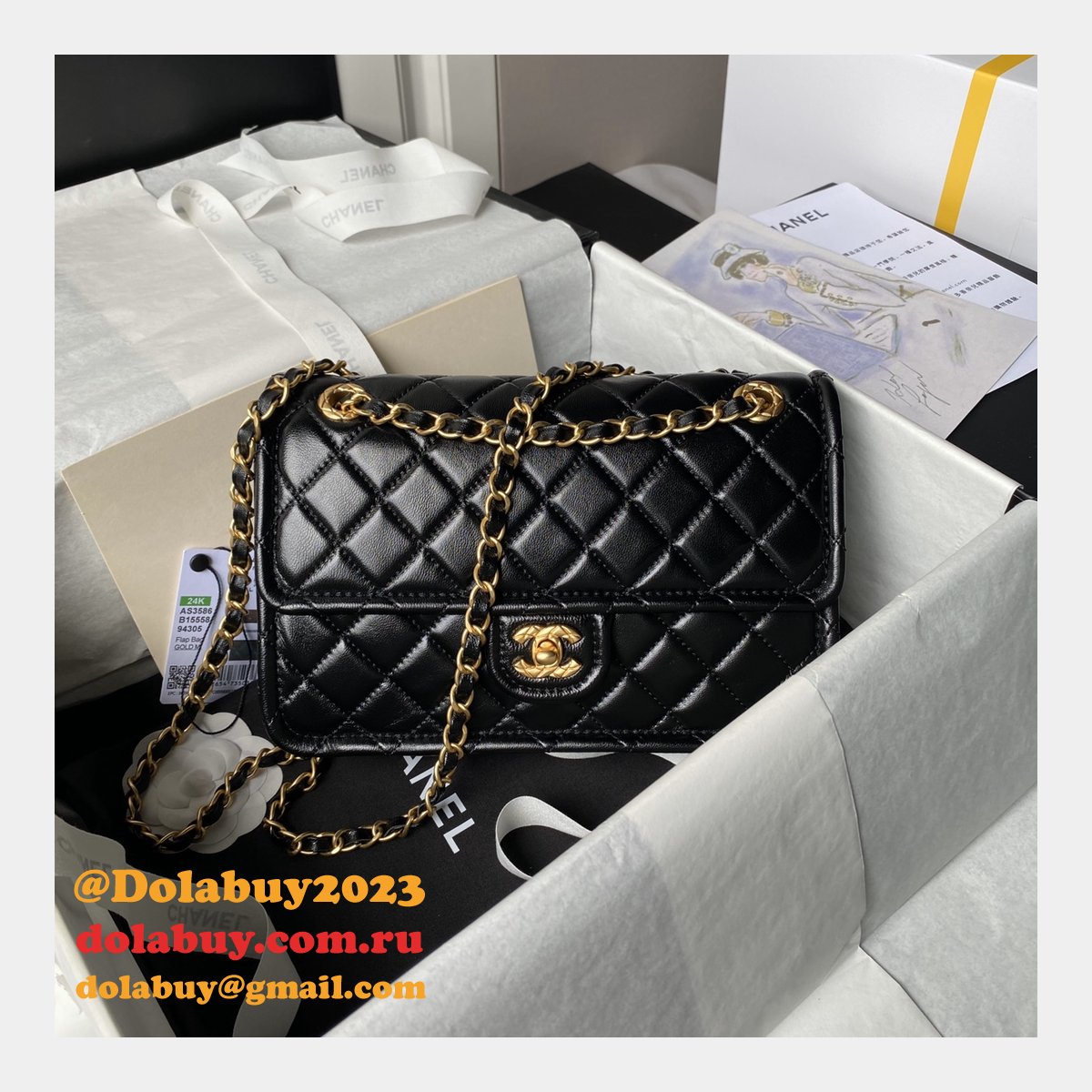 Where to Buy AS3586 A Knockoff Highly-rated Luxury Fashion Flap Bag