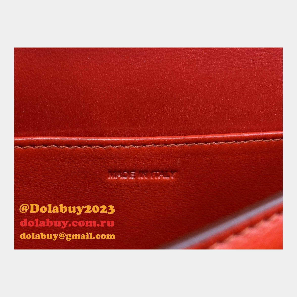 Celine Replicas Teen Classic Box Red Bag