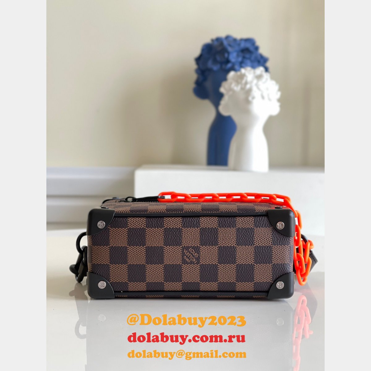 AAA Replica Louis Vuitton M44480 Bags Soft Trunk Monogram Eclipse Canvas