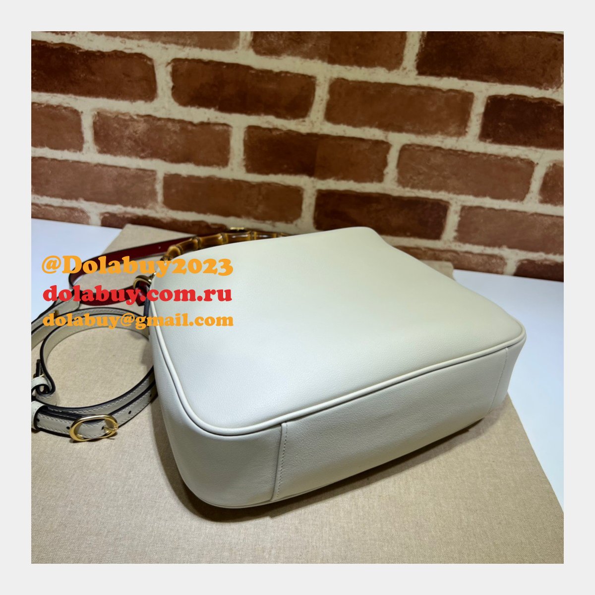 G*u*i 746124 fake diana 1:1 mirror shoulder fashion bag